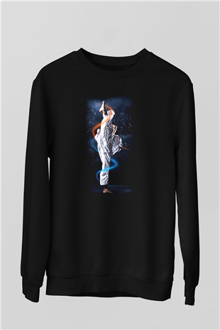 Taekwondo Siyah Unisex Sweatshirt