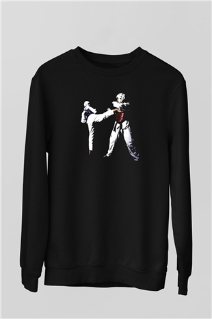 Taekwondo Siyah Unisex Sweatshirt