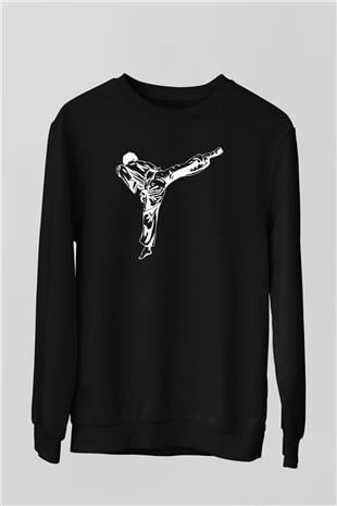 Taekwondo Siyah Unisex Sweatshirt