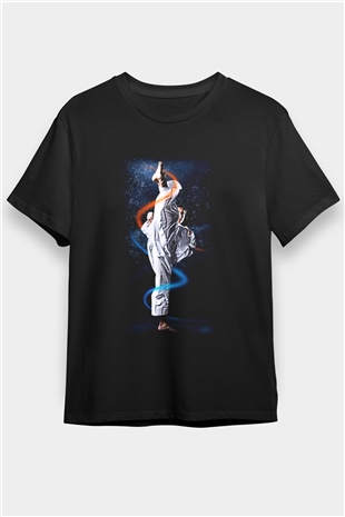 Taekwondo Siyah Unisex Tişört T-Shirt - TişörtFabrikası