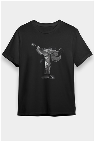 Taekwondo Siyah Unisex Tişört T-Shirt - TişörtFabrikası
