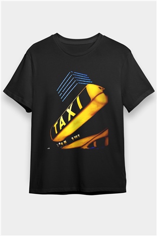 Taksici Siyah Unisex Tişört T-Shirt - TişörtFabrikası