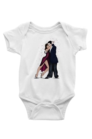 Tango Beyaz Bebek Body - Zıbın