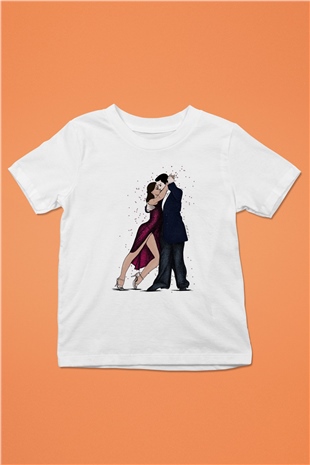 Tango Beyaz Unisex Çocuk Tişört