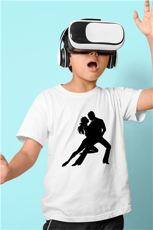 Tango Beyaz Unisex Çocuk Tişört