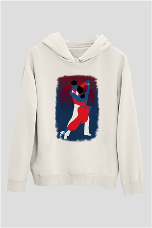 Tango Beyaz Unisex Hoodie