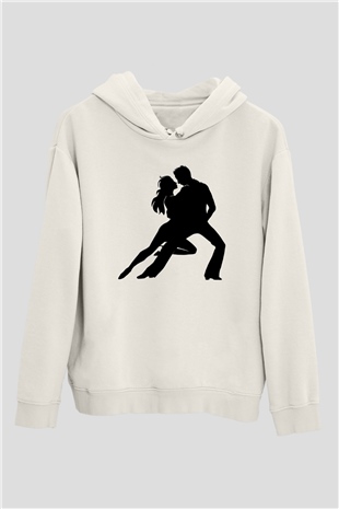Tango Beyaz Unisex Hoodie