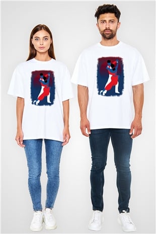 Tango Beyaz Oversize Tişört Oversize T-shirt - TişörtFabrikası