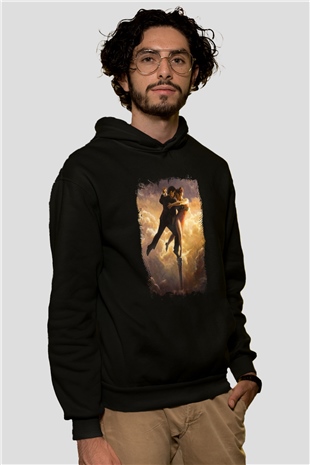 Tango Siyah Unisex Hoodie