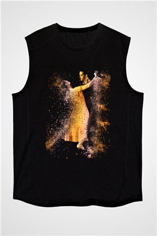 Tango Siyah Unisex Kolsuz Tişört