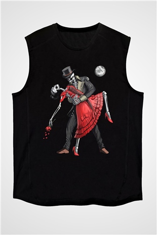 Tango Siyah Unisex Kolsuz Tişört