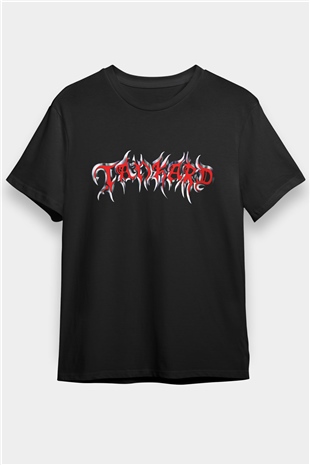 Tankard Baskılı Unisex Siyah Tişört - Tshirt
