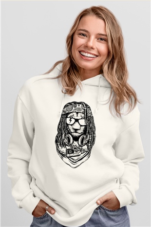 Tasarım Kapşonlu Sweatshirt TSR109