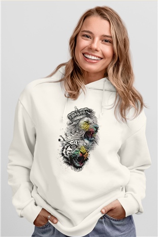 Tasarım Kapşonlu Sweatshirt TSR115