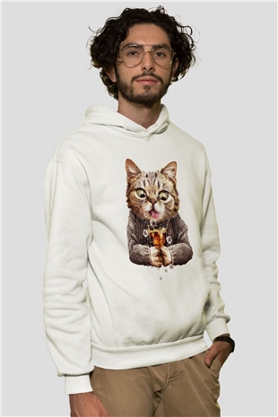 Tasarım Kapşonlu Sweatshirt TSR116