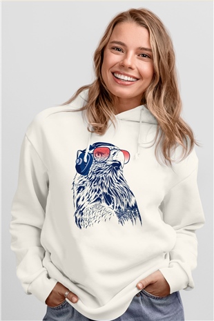 Tasarım Kapşonlu Sweatshirt TSR117