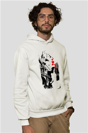 Tasarım Kapşonlu Sweatshirt TSR118