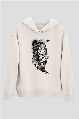 Tasarım Kapşonlu Sweatshirt TSR120