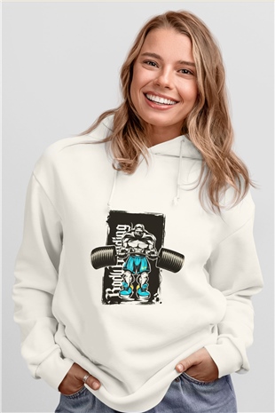 Tasarım Kapşonlu Sweatshirt TSR168