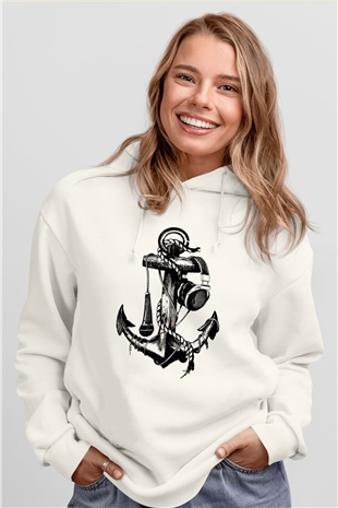Tasarım Kapşonlu Sweatshirt TSR178