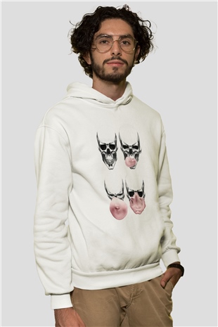 Tasarım Kapşonlu Sweatshirt TSR263