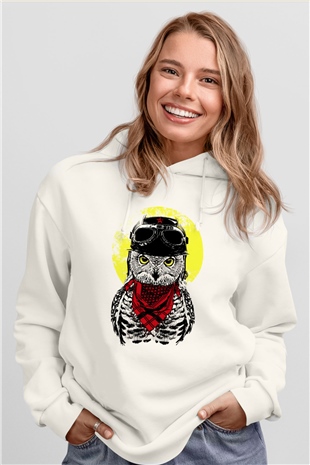 Tasarım Kapşonlu Sweatshirt TSR283
