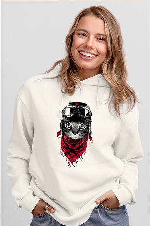 Tasarım Kapşonlu Sweatshirt TSR293