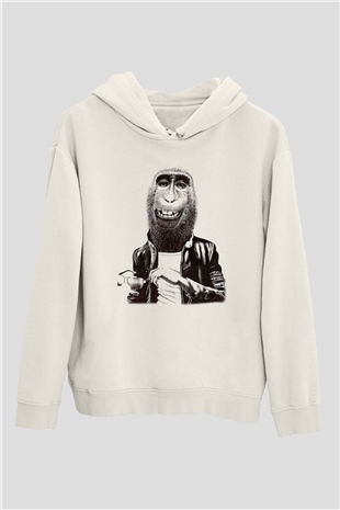Tasarım Kapşonlu Sweatshirt TSR372