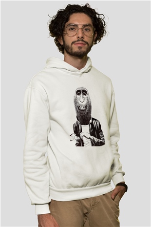 Tasarım Kapşonlu Sweatshirt TSR372