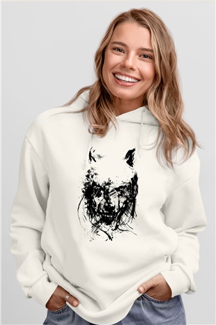 Tasarım Kapşonlu Sweatshirt TSR466