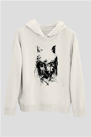 Tasarım Kapşonlu Sweatshirt TSR466