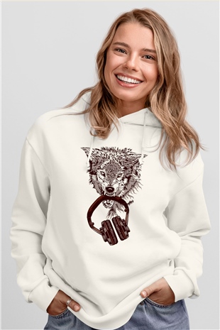 Tasarım Kapşonlu Sweatshirt TSR47