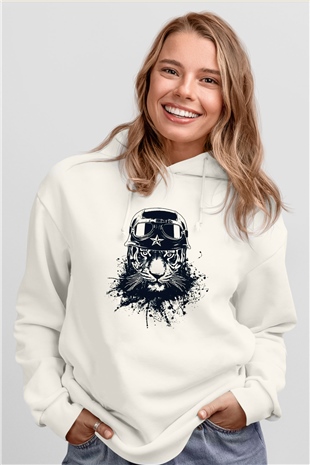 Tasarım Kapşonlu Sweatshirt TSR76