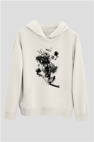 Tasarım Kapşonlu Sweatshirt TSR78