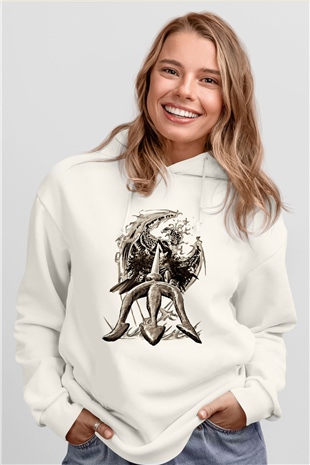 Tasarım Kapşonlu Sweatshirt TSR80