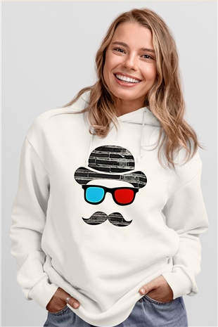 Tasarım Kapşonlu Sweatshirt TSR83