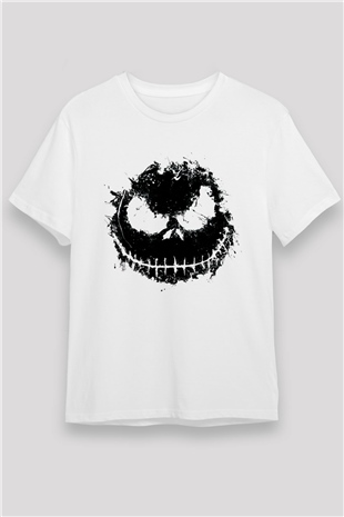 Helloween Baskılı Unisex Beyaz Tişört