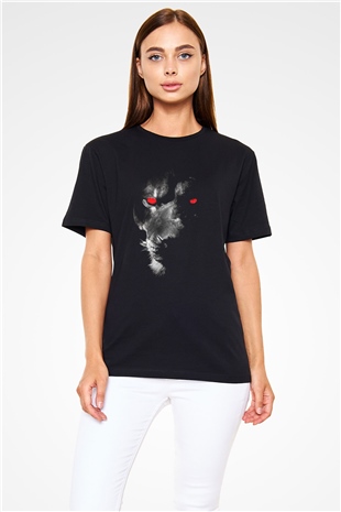 Terminatör Aslan Baskılı Unisex Siyah Tişört