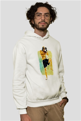 Tayland BoksuBeyaz  Unisex Hoodie