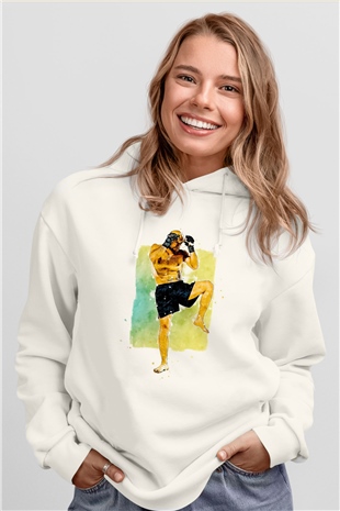 Tayland BoksuBeyaz  Unisex Hoodie