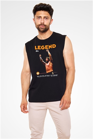 Ted DiBiase Siyah Unisex Kolsuz Tişört