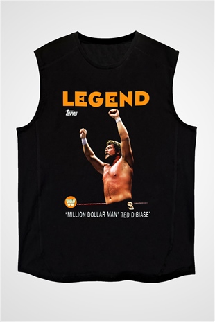 Ted DiBiase Siyah Unisex Kolsuz Tişört