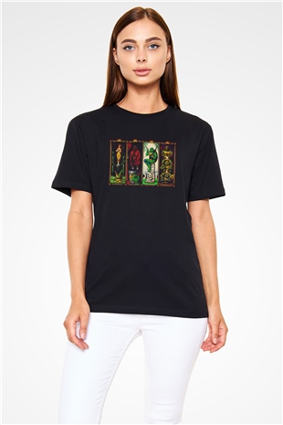 Teenage Mutant Ninja Turtles Ninja Kaplumbağalar Siyah Unisex Tişört