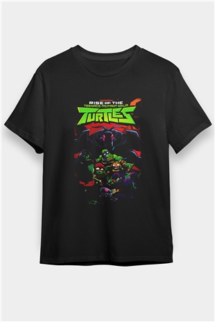 Teenage Mutant Ninja Turtles Ninja Kaplumbağalar Siyah Unisex Tişört