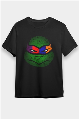 Teenage Mutant Ninja Turtles Ninja Kaplumbağalar Siyah Unisex Tişört
