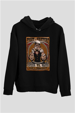 Temel Reis PopeyeSiyah  Unisex Hoodie