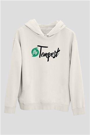 Tempest Beyaz Unisex Hoodie