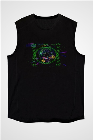 Tempest Siyah Unisex  Kolsuz Tişört