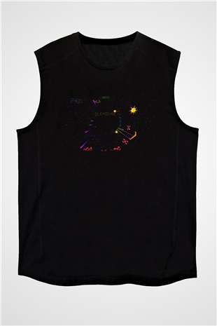 Tempest Siyah Unisex  Kolsuz Tişört