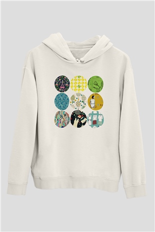 Tenis Beyaz Unisex Hoodie